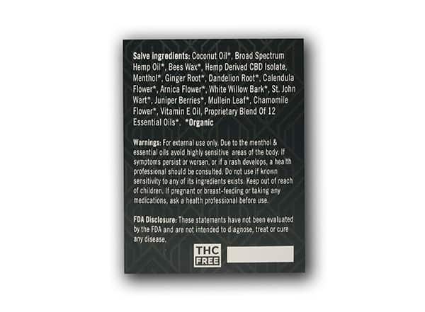 Organic CBD Salve